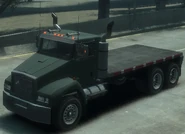 Un automóvil estilo camión en GTA IV.