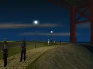 Dos miembros de la banda San Fierro Rifa, normal verlos por aquí.