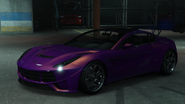 Seven-70 de color único 3 con matrícula SP33DY en GTA Online: Importaciones/Exportaciones.