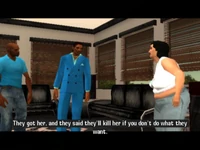 Mary-Jo hablando con Victor y Lance
