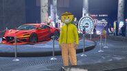 El Thrax que estuvo en exhibición como auto del podio durante la primera semana de la actualización TDCR.