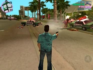 Tommy Vercetti con 3 estrellas