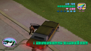 Tommy Vercetti arrestado en GTA: VC.