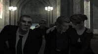 La Familia McReary en el funeral de Francis.