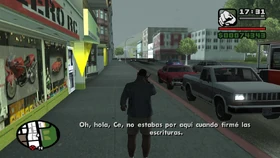 Carl reclamándole a Zero.