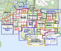 Barrios de todo Los Santos.