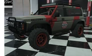 La Hellion modificada como la camioneta de la película.