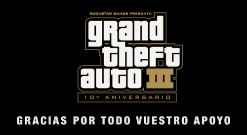 GTA III Aniversario Gracias