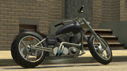 Parte posterior de la Lycan en GTA: TLAD.