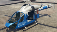 Un Conada con cubierta de Higgins Helitours.