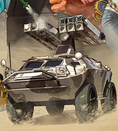 Artwork de un APC en Grand Theft Auto Online.