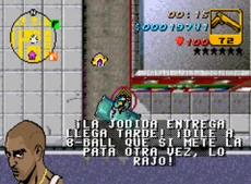  entregando el paquete