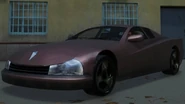 Un Cheetah color marrón (único) en Grand Theft Auto III versión definitiva.