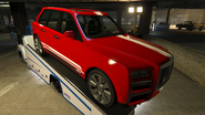 La Jubilee que apareció en exhibición como premio del podio en el club de coches de LS en la Semana de bonificaciones de moteros (septiembre 2024).