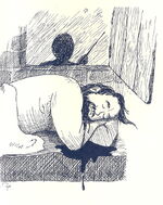 Antioch muerto y el asesino huyendo.