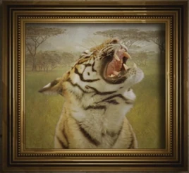 Pintura de un tigre