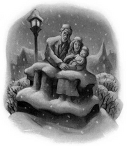 Estatua de James y Lily Potter