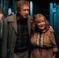 Arthur y Molly Weasley en 1995