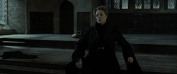 Minerva después de vencer a Snape