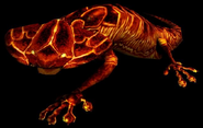 Salamandra de fuego doméstica