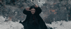 Credence luchando contra Dumbledore