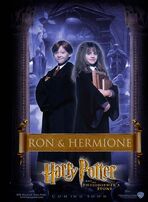 Poster Ron y Hermione