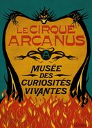 Cartel de bienvenida del circo.