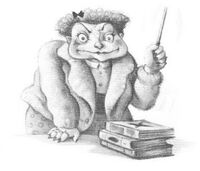 Dibujo de Dolores Umbridge.
