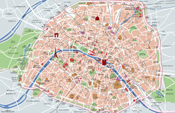 Mapa interactivo de París imagen del mapa