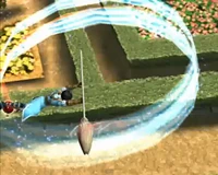 Mallard se columpia en su escoba en su jugada colectiva.