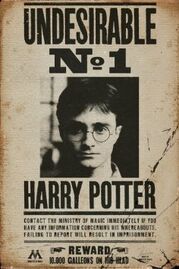 Harry-Potter-Indeseable-N-1-20x30-Pulgadas-Sala-Cartel-Poster-Decoración-Casa-Del-Cartel