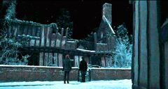Harry y Hermione en el Valle de Godric