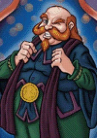 Hengist de Woodcroft, como aparece en su .