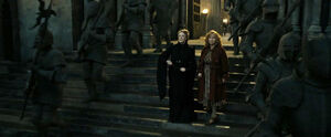 Minerva and Molly Battle of Hogwart