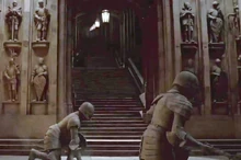 La Escalera de Mármol, como es vista en 