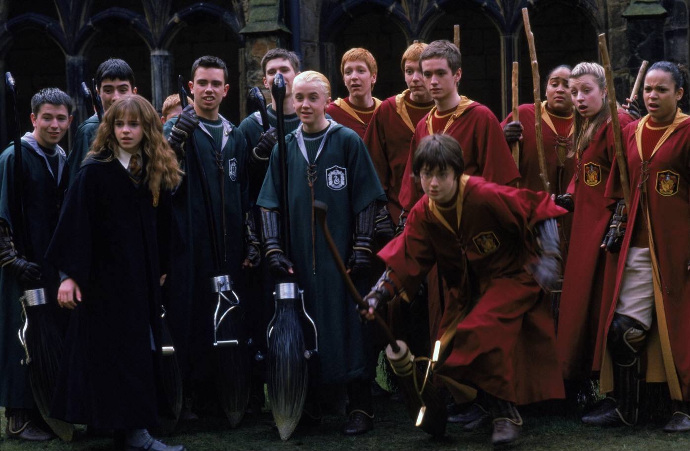 Oficial Harry Potter Hogwarts Quidditch Rojo moneda y tarjeta sin asas Cartera Segunda * 