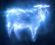 Una cabra, el patronus de Aberforth