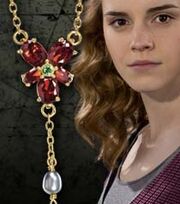 Hermione's Red Crystal necklace