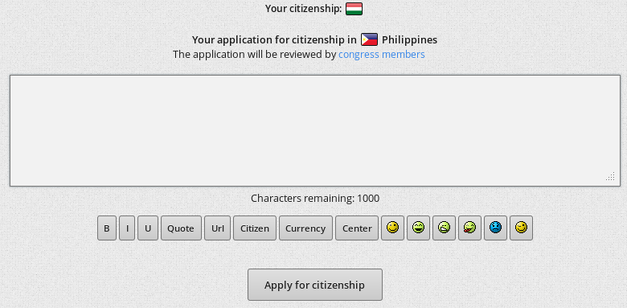 Citizen application box