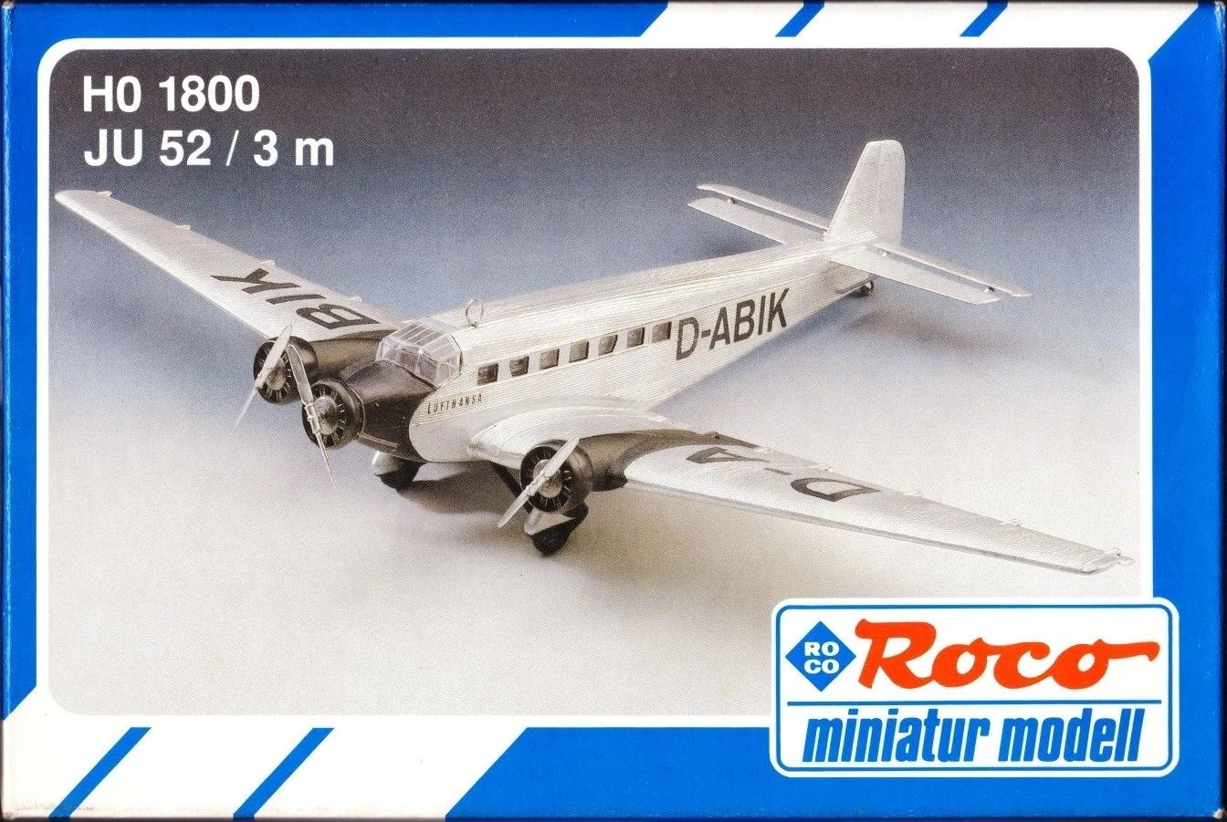 Roco ロコ JU52/3m HO1800 Junkers 52/3m 未組立 latest?cb=20190613173837