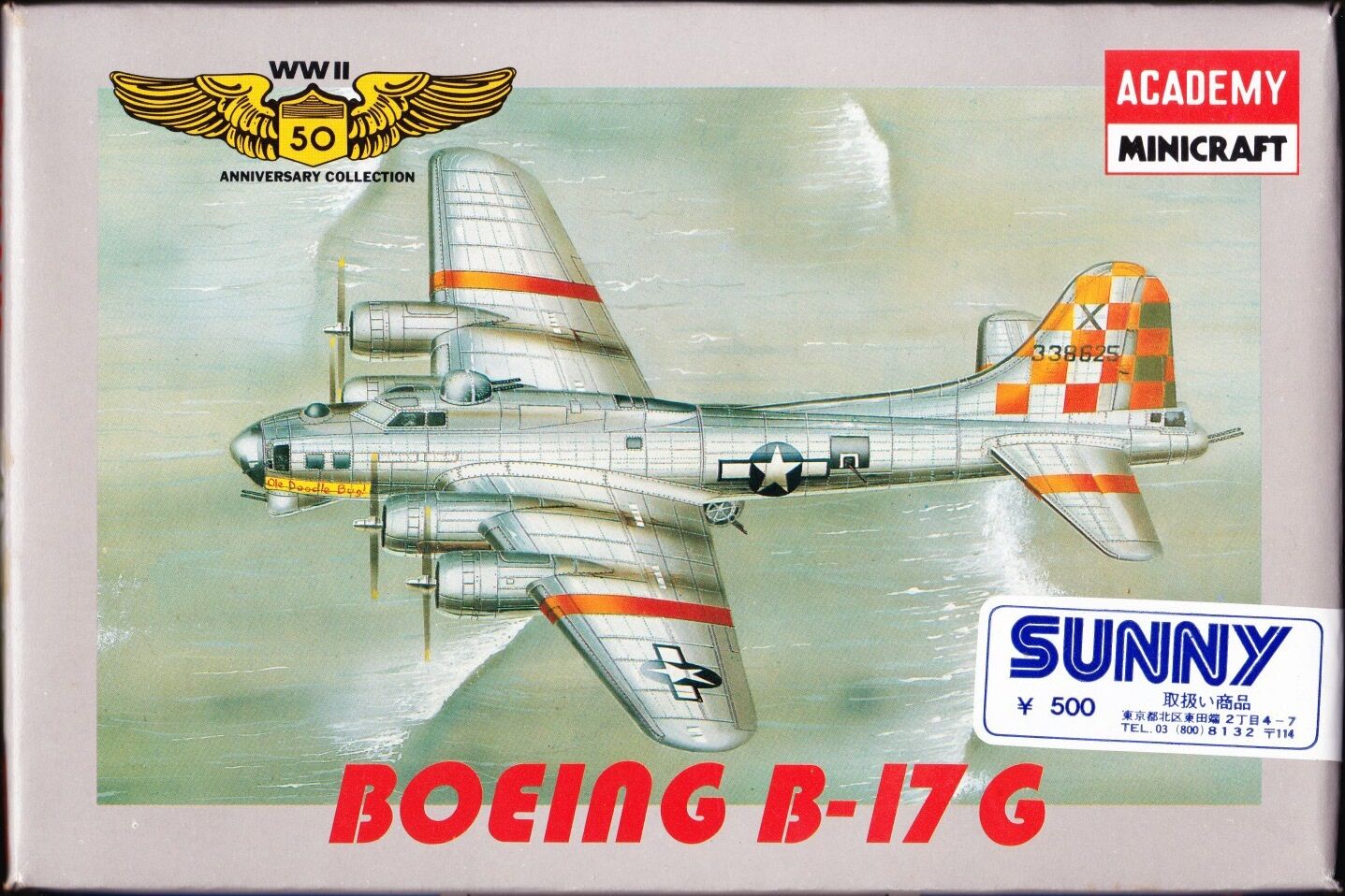 Minicraft/Academy 1/144 4401 Boeing B-17G Flying Fortress