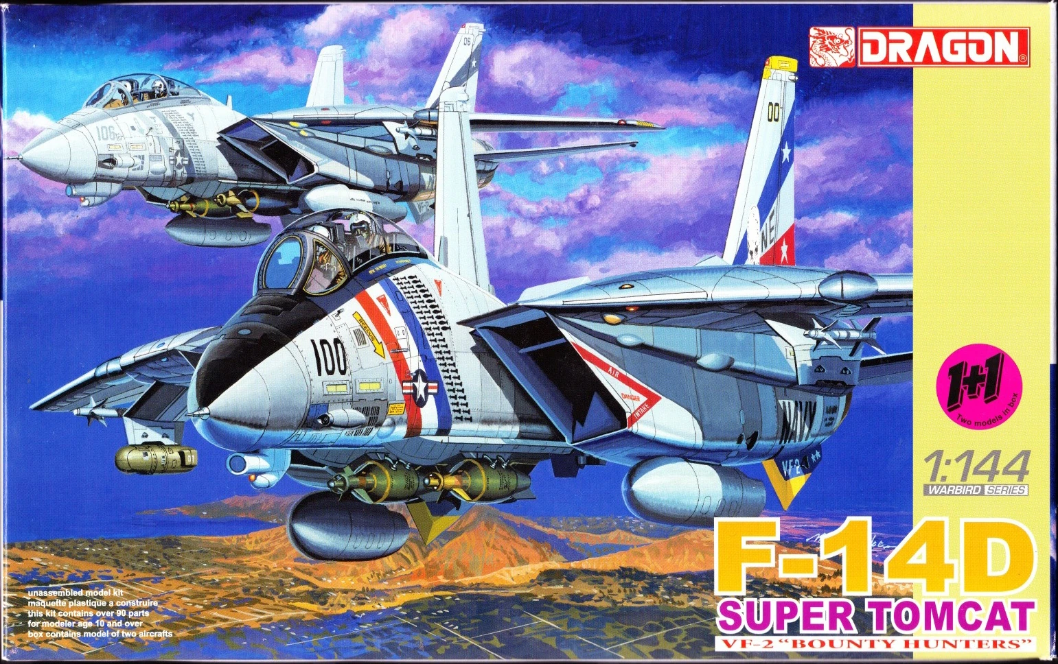 Dragon Models 1/144 Grumman F-14 Tomcat | Encyclopedia of Scale