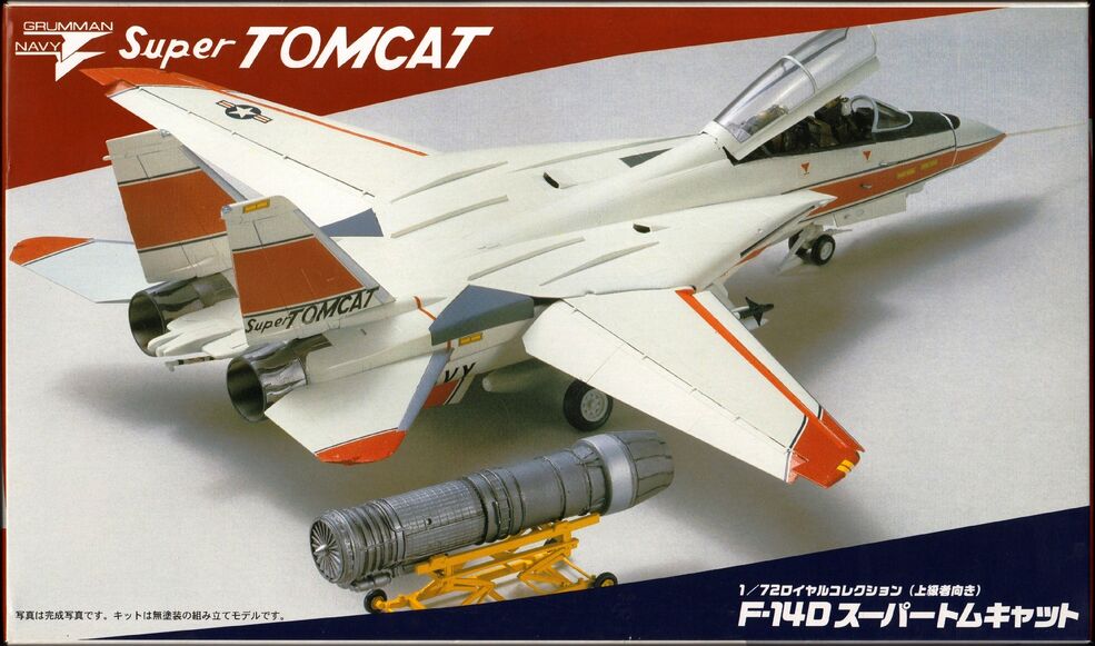 1/72 FUJIMI GRUMMAN F-14A TOMCAT BLACK TAIL Full Build