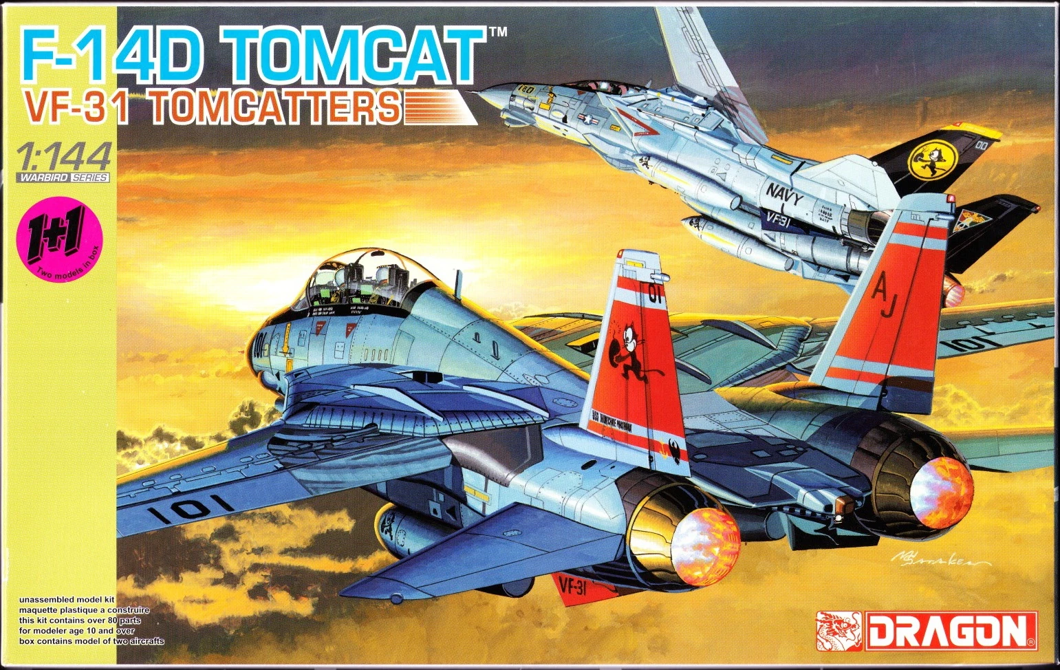 Dragon Models 1/144 Grumman F-14 Tomcat | Encyclopedia of Scale