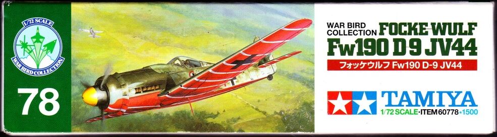 Tamiya 1/72 60778 Focke-Wulf Fw 190 D-9 JV44 | Encyclopedia