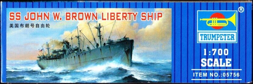 Brown Liberty Ship Trumpeter 05756 1/700 SS John W Brown Liberty Ship Trumpeter 05756 1/700 SS John W
