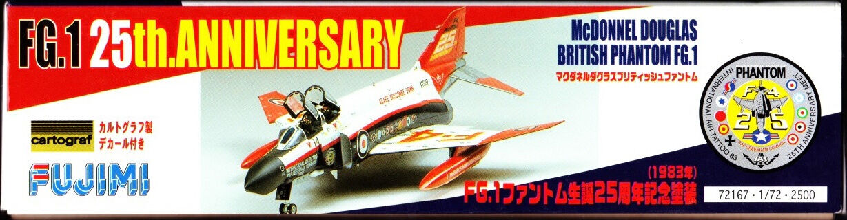 Fujimi 1/72 72167 British Phantom FG.1 25th Anniversary