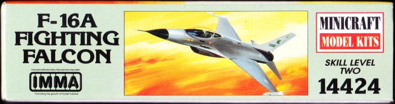 1:144 Minicraft No 14424 F-16A Fighting Falcon Warplanes Of The World Kit 