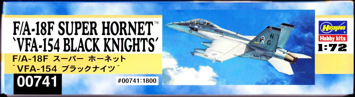Hasegawa 1/72 00741 F/A-18F Super Hornet 'VFA-154 Black