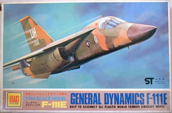 Otaki 1/144 OT2-21 General Dynamics F-111E | Encyclopedia of